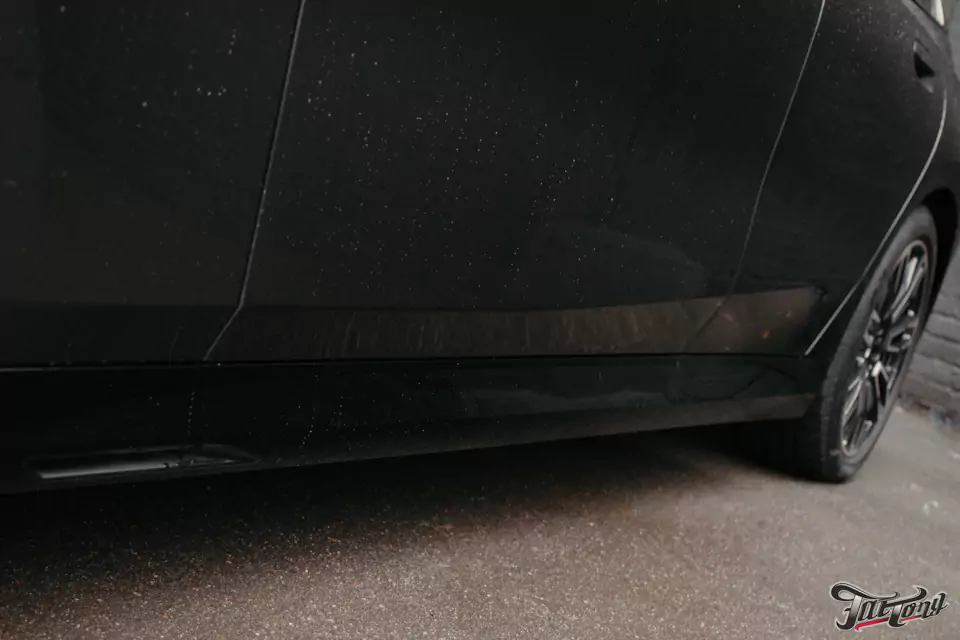 Защитили зоны риска BMW 5 полиуретаном